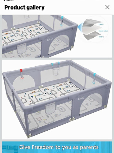 Eaq foldable portable baby - eaq,