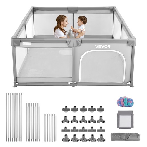 Vevor baby playpen x - baby, 78.7"