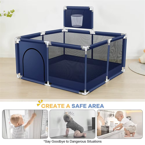Square baby playpen - square,
