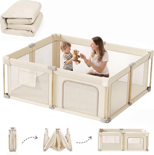 Foldable baby playpen with - baby,