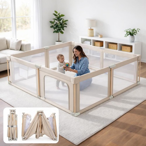 Foldable baby playpen mat - baby,