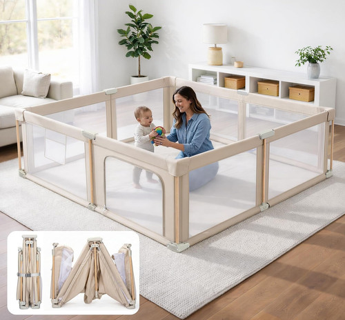 Foldable baby playpen - baby,