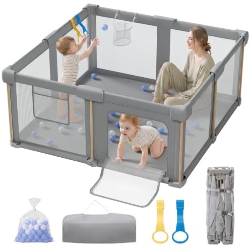 Foldable baby playpen mat - playpen,