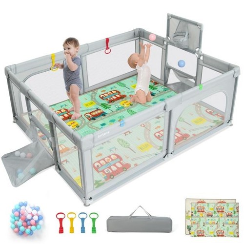 Costway large baby playpen - costway,
