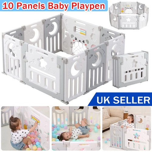 Foldable baby playpen panel - 10,