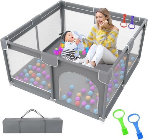 Baby playpen 90cmx90cm sturdy - playpen,