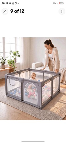 120x120cm padded baby playpen - 120x120cm,