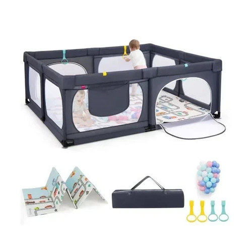 Costway baby playpen with safe - baby,