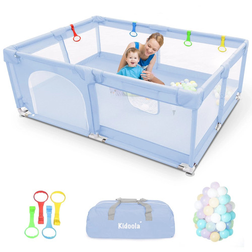 Kidoola baby playpen - playpen, mat